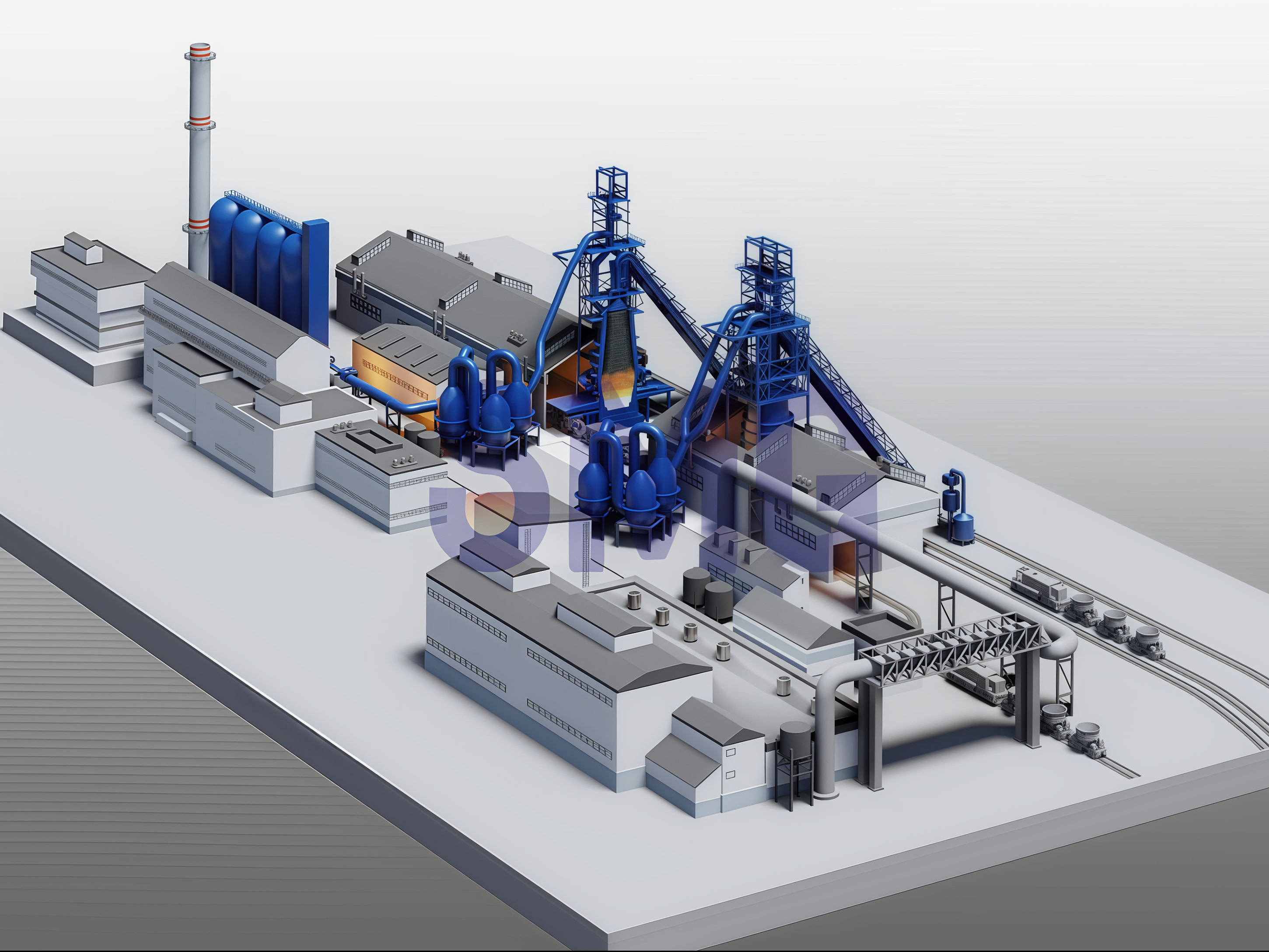 BLAST FURNACE&nbsp;IRONMAKINGSMELTING FROM IRON ORE